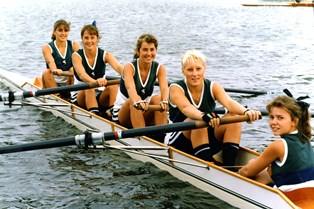 1st Girls IV 1989, APS Head of the River winners.